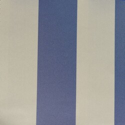 Kumascihome - Polyester Döşemelik Mavi Beyaz Kumaş NFN 975
